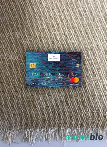 Liechtenstein Neue bank AG bank wygląd zdjęcia mastercard skan PSD + zdjęcie